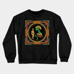 Egyptian meeting with friends Crewneck Sweatshirt